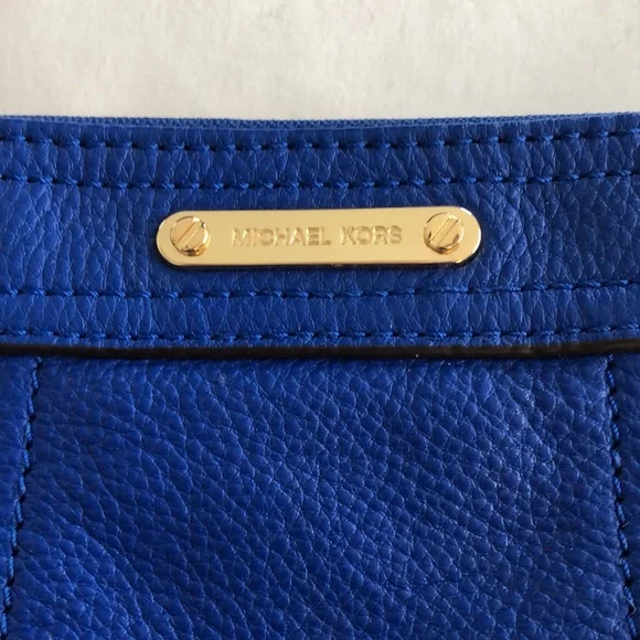 Cobalt Blue Michael Kors Purse - Picture 3 of 10